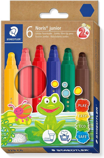 Staedtler Μαρκαδόροι Ζωγραφικής Χονδροί Σετ 6 χρώματα