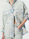 Γυναικείο Ανοιχτο Μπλε Denim Overshirt