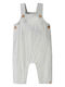 Kids Fabric Dungarees Coconut Milk