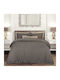 Greenwich Polo Club Cotton Duvet Cover Set 220x240cm Double with 2 Pillowcases 2375 Dark Taupe