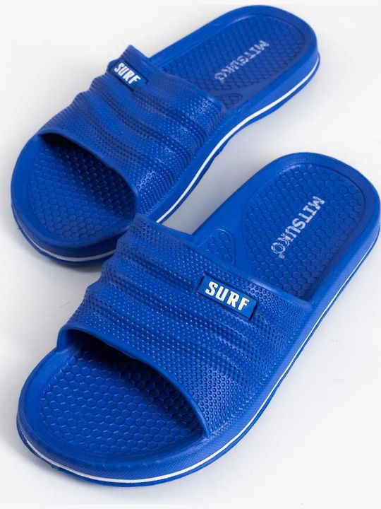 Mitsuko Kinder Flip-Flops Slides Blau