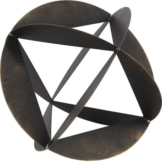 Artekko Raumdekoration Orb aus Metall 40x40x40cm