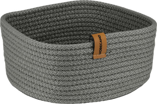 Raki Made Coș De Pâine Material Textil Gri 19x19x19cm