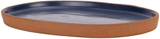 Maria Portugal Maria Portugal Servierplatten Oval aus Porzellan Blaue 24x17cm 6Stücke