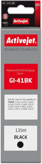 Active Jet Συμβατό Μελάνι Εκτυπωτή InkJet Canon Gi-41bk 4528c001 135ml Μαύρο 1τμχ