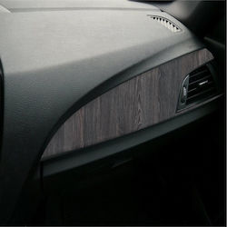 Car Wrapping Film Trims Dark Gray Oak Design 100 X 45cm