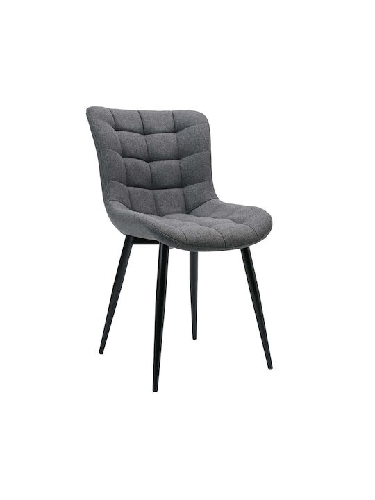 Unico Dining Chair with Fabric Upholstery Gray ...