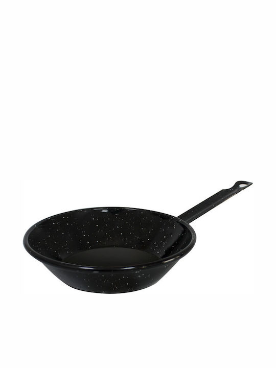 ILSA Wok από Ατσάλι με Εμαγιέ Επίστρωση 14cm