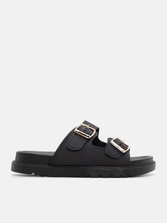 Luigi Flache Sandalen Für Damen Flatforms Schwarz