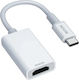 Moxom Конвертор USB-C мъжки към HDMI женски Бял 1 брой MX-AX74