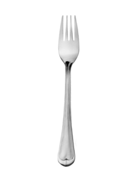 Raki Set Of Fruit Dessert Forks Stainless Silver 6 Pieces