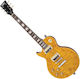 Vintage Set Electric Guitar for Left-Handers Single Cut Amber