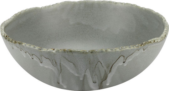 Raki Fuji Σαλατιέρα από Πορσελάνη Γκρι 26x26x8.4cm