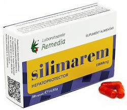 Laboratoarele Remedia Silimarem 1000mg 30 Capsule Laboratoarele Remedia Silimarem 1000mg 30 Capsule