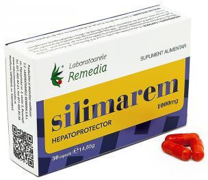 Laboratoarele Remedia Silimarem 1000mg Supliment pentru Sarcină 30 Capsule