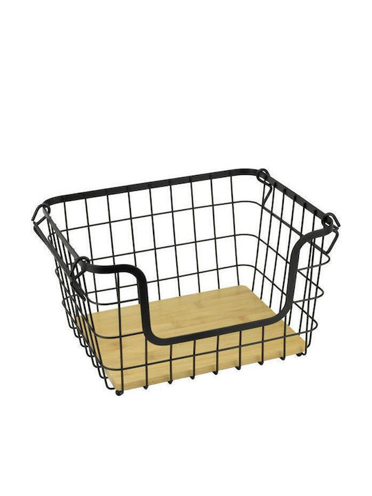 Raki Obstschale Metallisch Schwarz 32.4x26x32.4cm