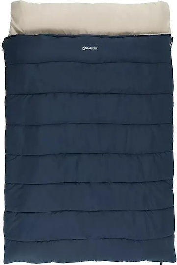 Outwell Sleeping Bag Διπλό Contour Lux Deep Blue