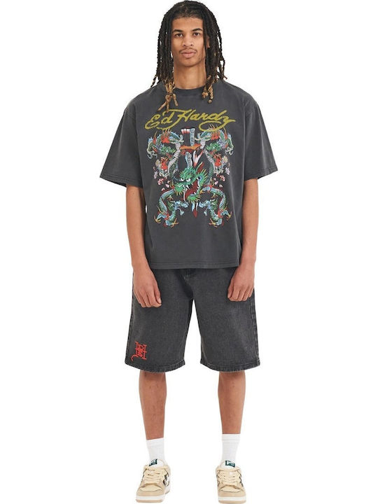 Ed Hardy T-Shirt Grau Ed Hardy T-Shirt Grau