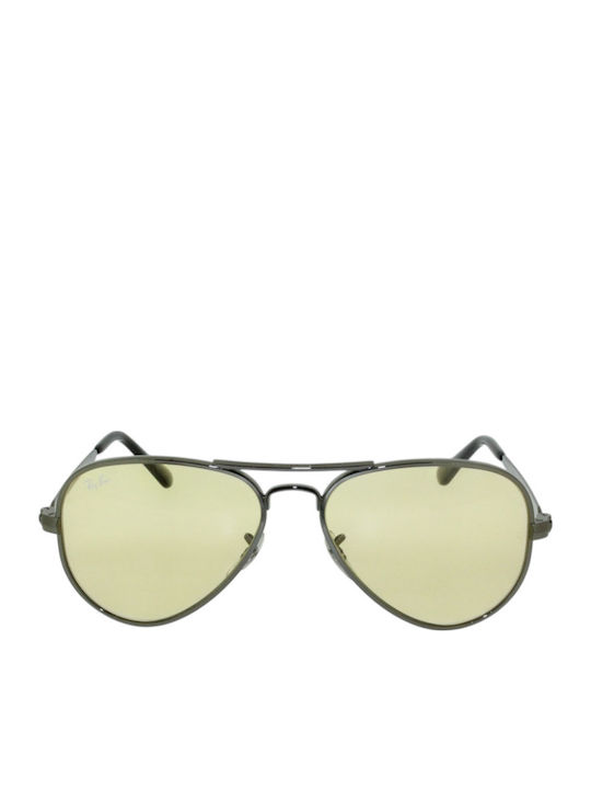 Ray Ban Unisex Sunglasses with Silver Metallic ...