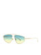 Spektre Unisex Sunglasses With Gold Frame With Gradient Lens IMP02S