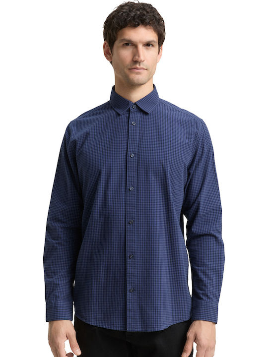 Tom Tailor Cămașă Cu Mânecă Lungă Carouri Blue ...