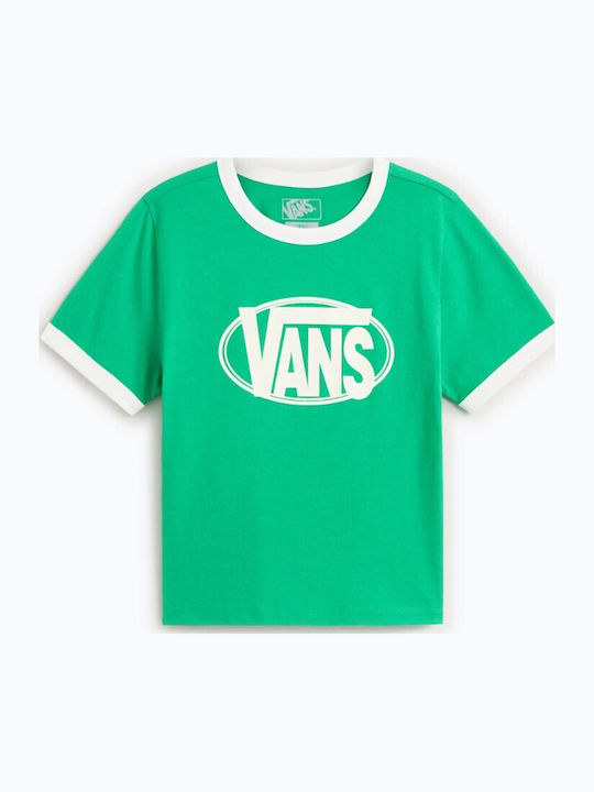 Vans Γυναικεία Μπλούζα Βαμβακερή Πράσινη