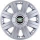 Set Auto Radkappen 14 Zoll mit Land Rover Kompatibilität 4 Stück Grau