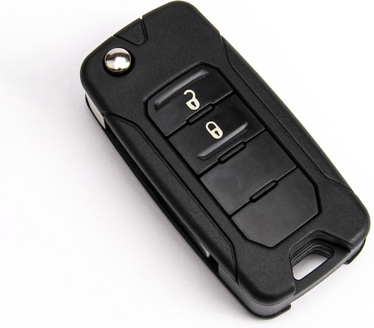 Carcasă Cheie Auto cu Lamă cu 2 Butoane pentru Jeep