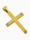 Gold Kreuz K14 Zirkon Gewicht 1.90gr