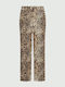 Women's Linen Trousers Beige