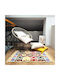 Kotonia Home Teppich Flur Baumwoll Mehrfarbig 80x150cm