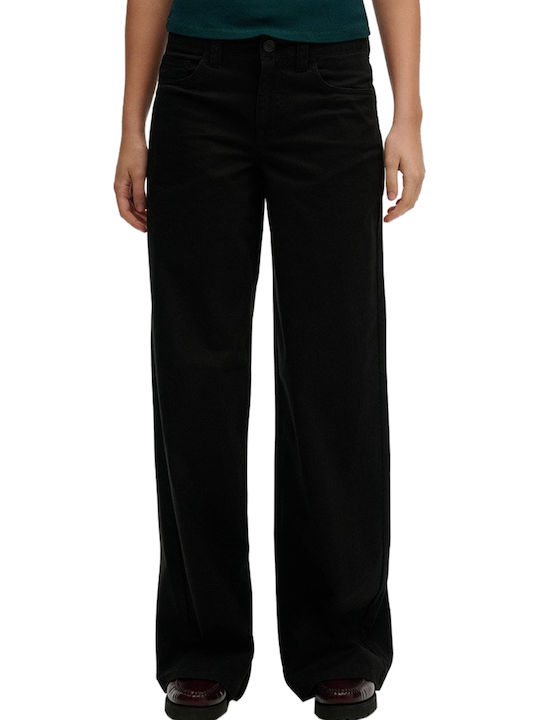 Superdry Women's Chino Trousers in Baggy Leg St...