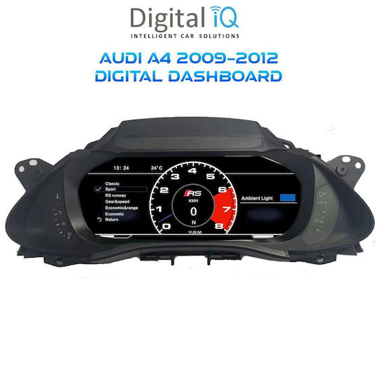 Digital IQ Ηχοσύστημα Αυτοκινήτου για Audi A4 / A5 2008-2012 (Bluetooth/USB/WiFi/GPS) με Οθόνη Αφής 10.25"