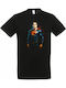 Herren Bedrucktes T-shirt Schwarz Superman Dp6628