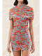 Summer Mini Evening Dress with Tulle Celeste