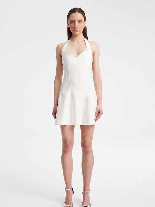 Zoya Evening Dress White
