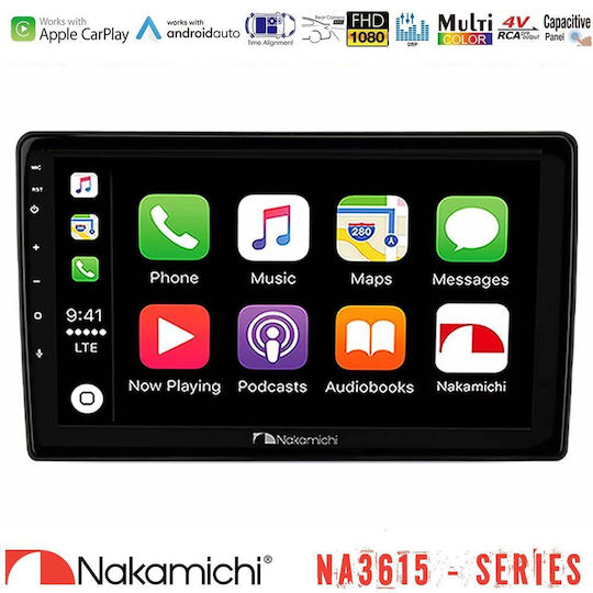 Nakamichi Car Audio System for Hyundai H-1 2009-2015 Bluetooth USB WiFi GPS Apple CarPlay Android Auto with 9" Touch Screen