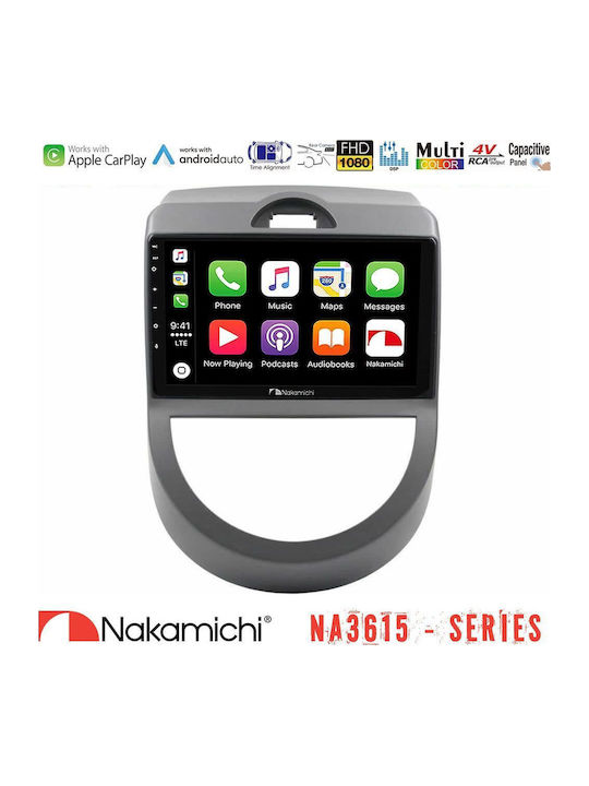 Nakamichi Auto-Audiosystem für Kia Seele 2009-2011 mit Touchscreen 9" (Bluetooth/USB/Eingebautes Wi-Fi / 3G/GPS/Apple CarPlay/Android Auto)