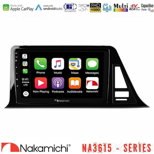 Nakamichi Ηχοσύστημα Αυτοκινήτου για Toyota C-HR 2017-2022 (Bluetooth/USB/WiFi/GPS/Apple-Carplay/Android-Auto) με Οθόνη Αφής 9"