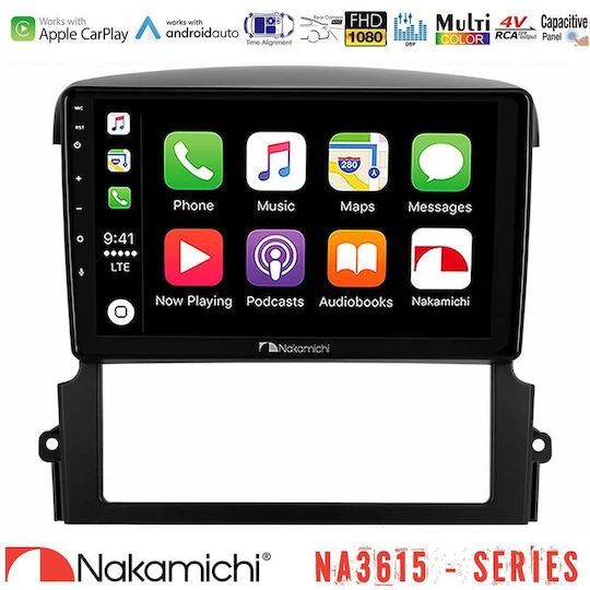 Nakamichi Car Audio System for Kia Sorento 2006 Bluetooth USB WiFi GPS Apple CarPlay Android Auto with 9" Touch Screen
