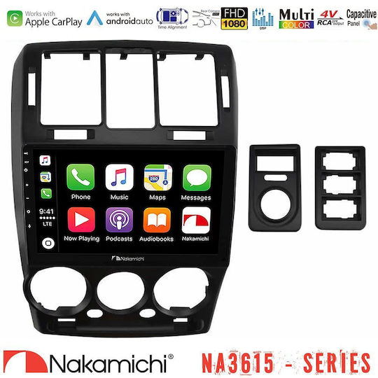 Nakamichi Car Audio System for Hyundai Getz 2002-2009 Bluetooth USB WiFi GPS Apple CarPlay Android Auto with 9" Touch Screen