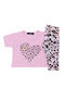 Kinder Sweatpants Set Rosa