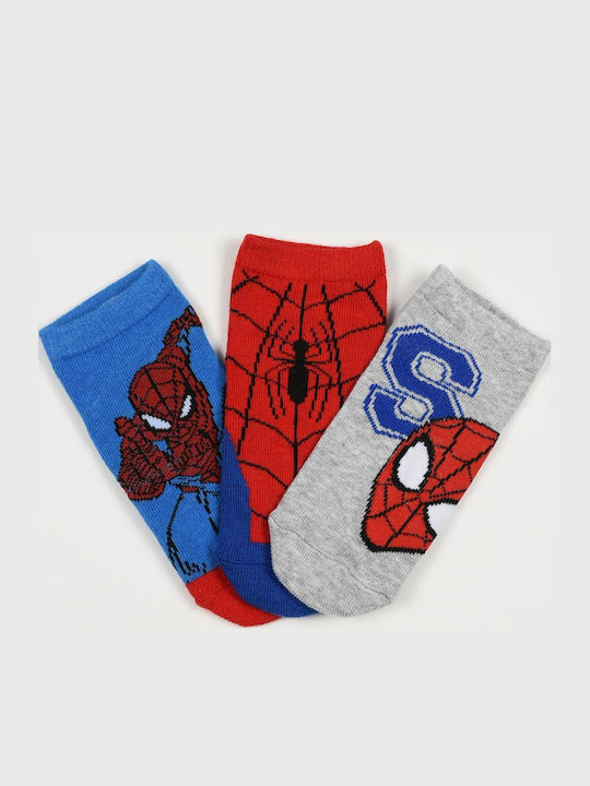 Superheroes Παιδικά Σοσόνια Τυρκουάζ 3 Ζευγάρια