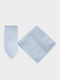Boss Set of Men's Silk Printed Ties in Light Blue Color