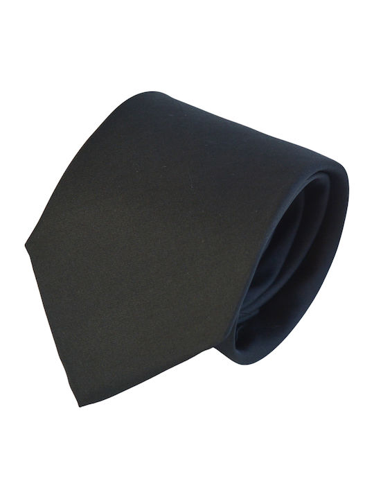 Octopus Men's Silk Monochrome Tie in Black Color