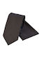 Messaggero Set of Men's Silk Printed Tie in Brown Color