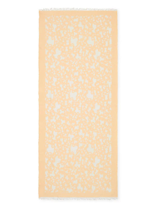 Tous Damen Seidenschal Beige
