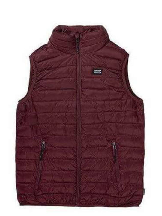 Без Ръкав Яке Puffer Бордо