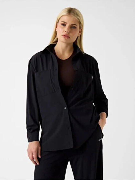 Guess Overshirt Negru De Damă