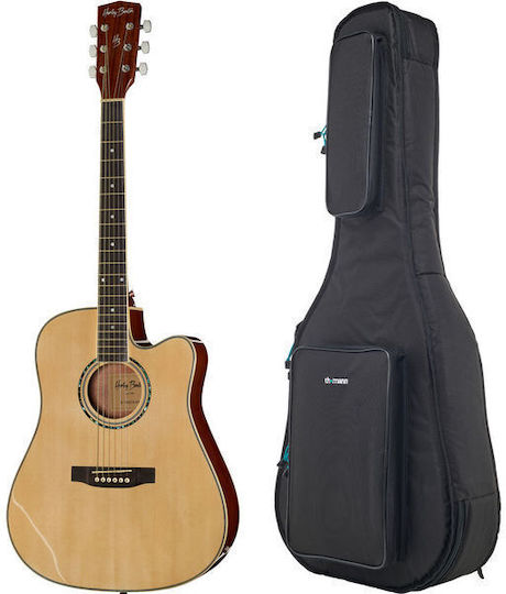Harley Benton Akustikgitarre D-120ce Nt W Tasche